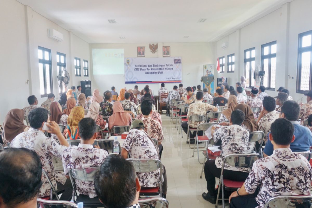 Bank Jateng berikan Bimtek CMS desa se-Kecamatan Winong