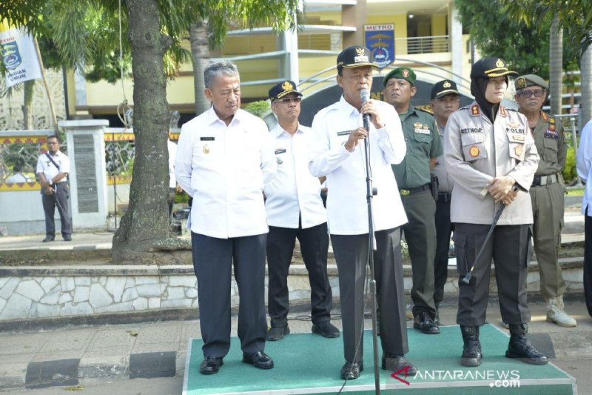 Wali Kota Metro akan berikan sanksi tegas ASN keluyuran