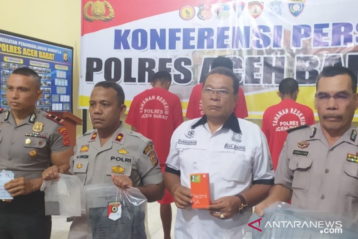 Polisi tangkap kelompok pencuri toko warga di Aceh Barat