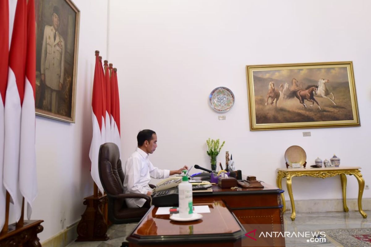 Hasil tes deteksi,  Presiden Jokowi dan Ibu Negara dinyatakan negatif Covid-19