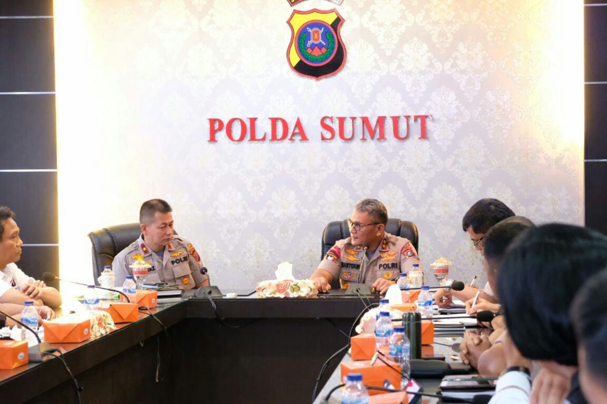 Kapolda  Sumut bahas penanganan virus corona