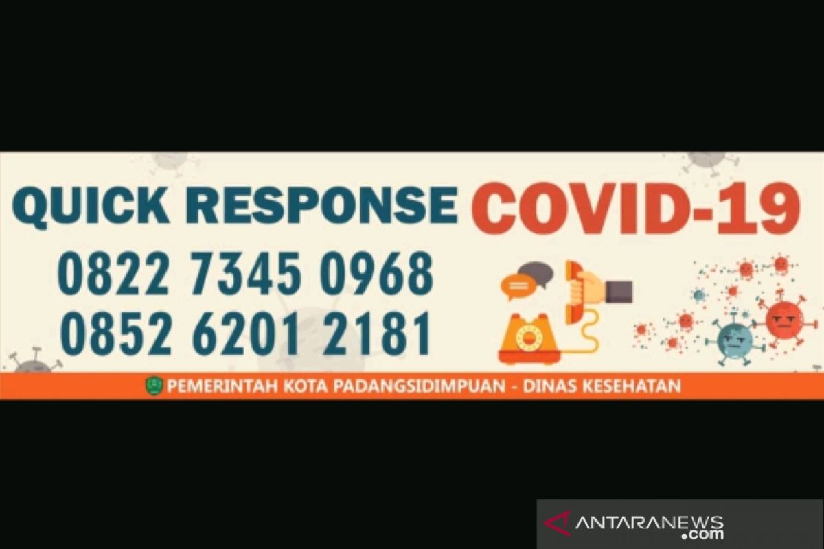 Dinkes Pemkot Padangsidimpuan buka layanan Quick Response COVID-19