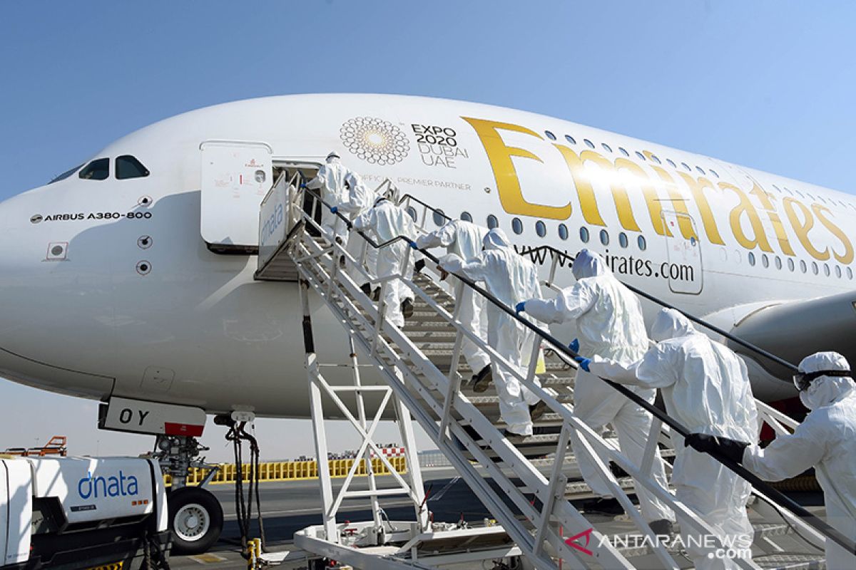 Pesawat Emirates A380 kembali terbang ke Yordania