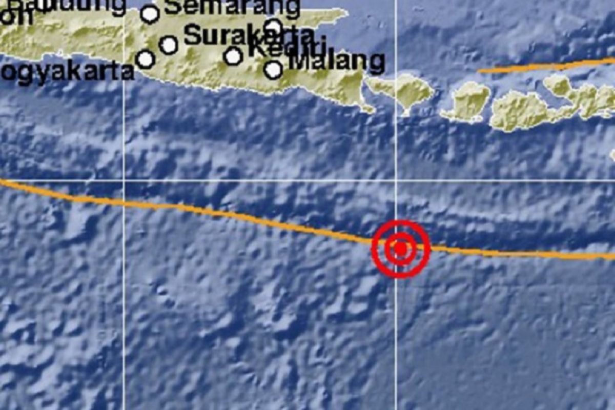 BMKG catat 37 gempa susulan di wilayah selatan Bali