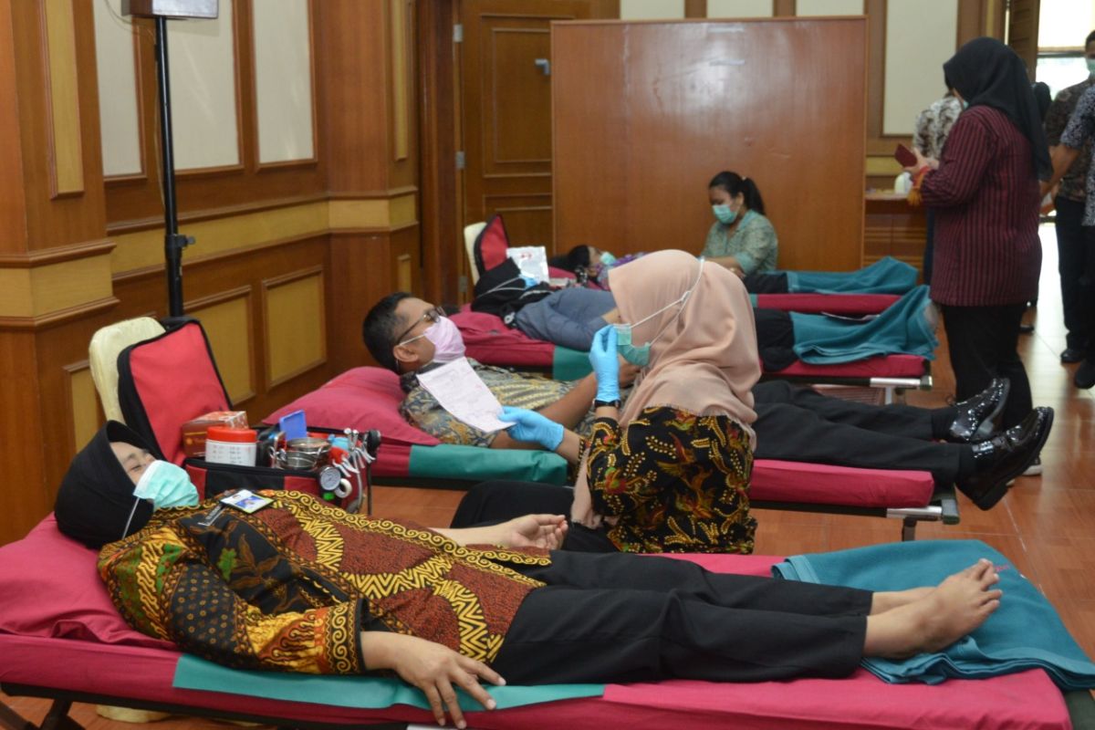 Tanggap COVID-19, Kemenhan gelar donor darah