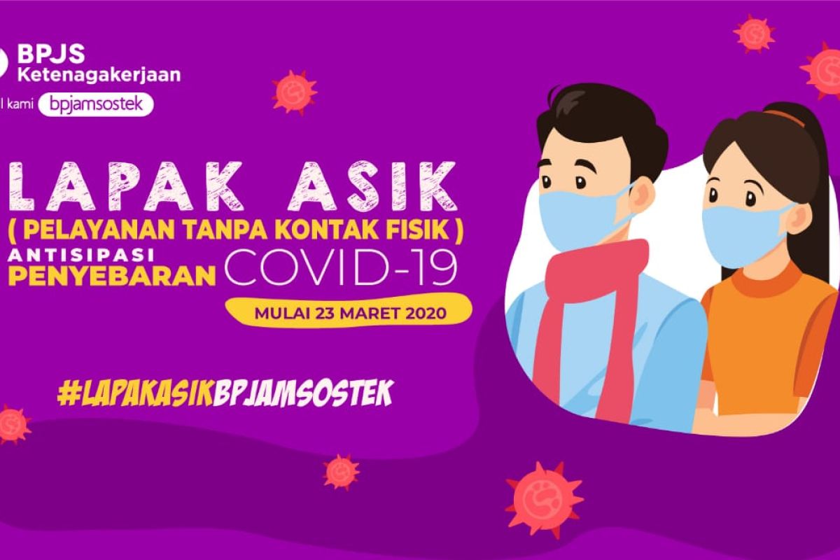 Cegah Penyebaran Covid-19, BPJAMSOSTEK Aktifkan Protokol Lapak Asik