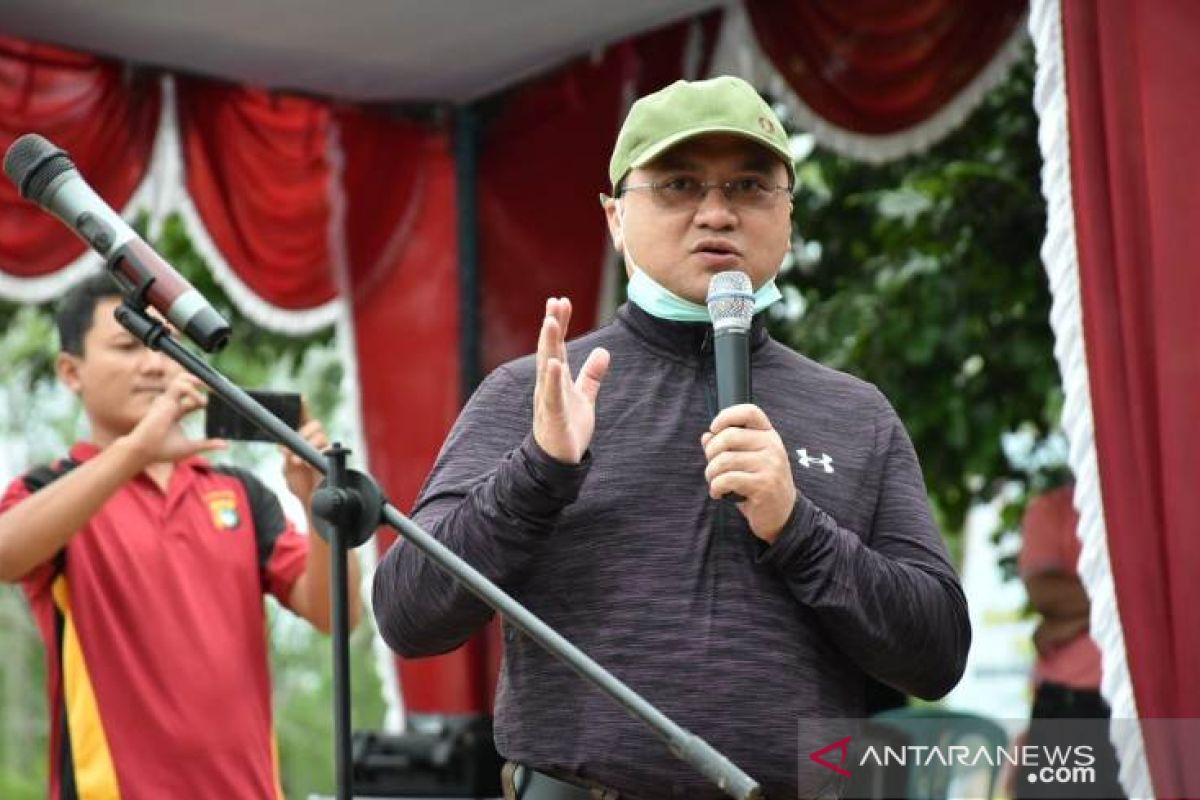 Gubernur Babel Tanam Mangrove dan Edukasi Cegah Covid-19 Masyarakat Belo Laut