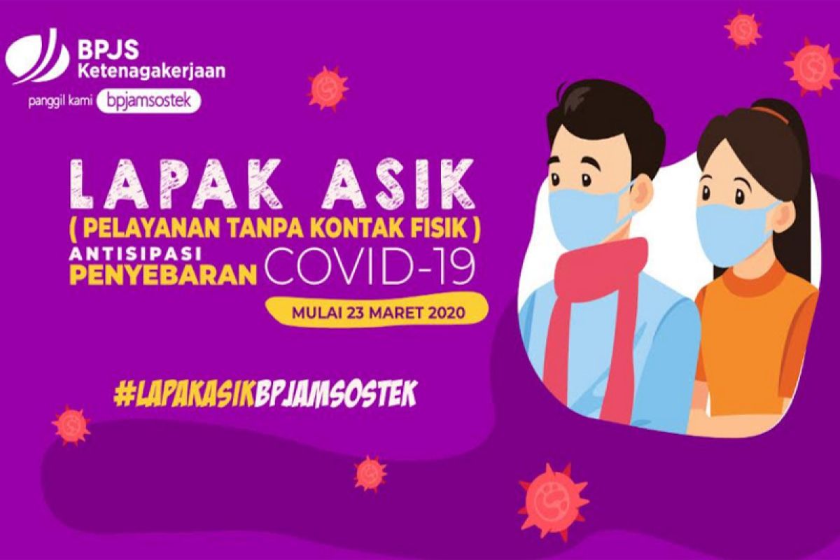 Lapak Asik,   layanan tanpa kontak fisik  BPJAMSOSTEK  Jakarta