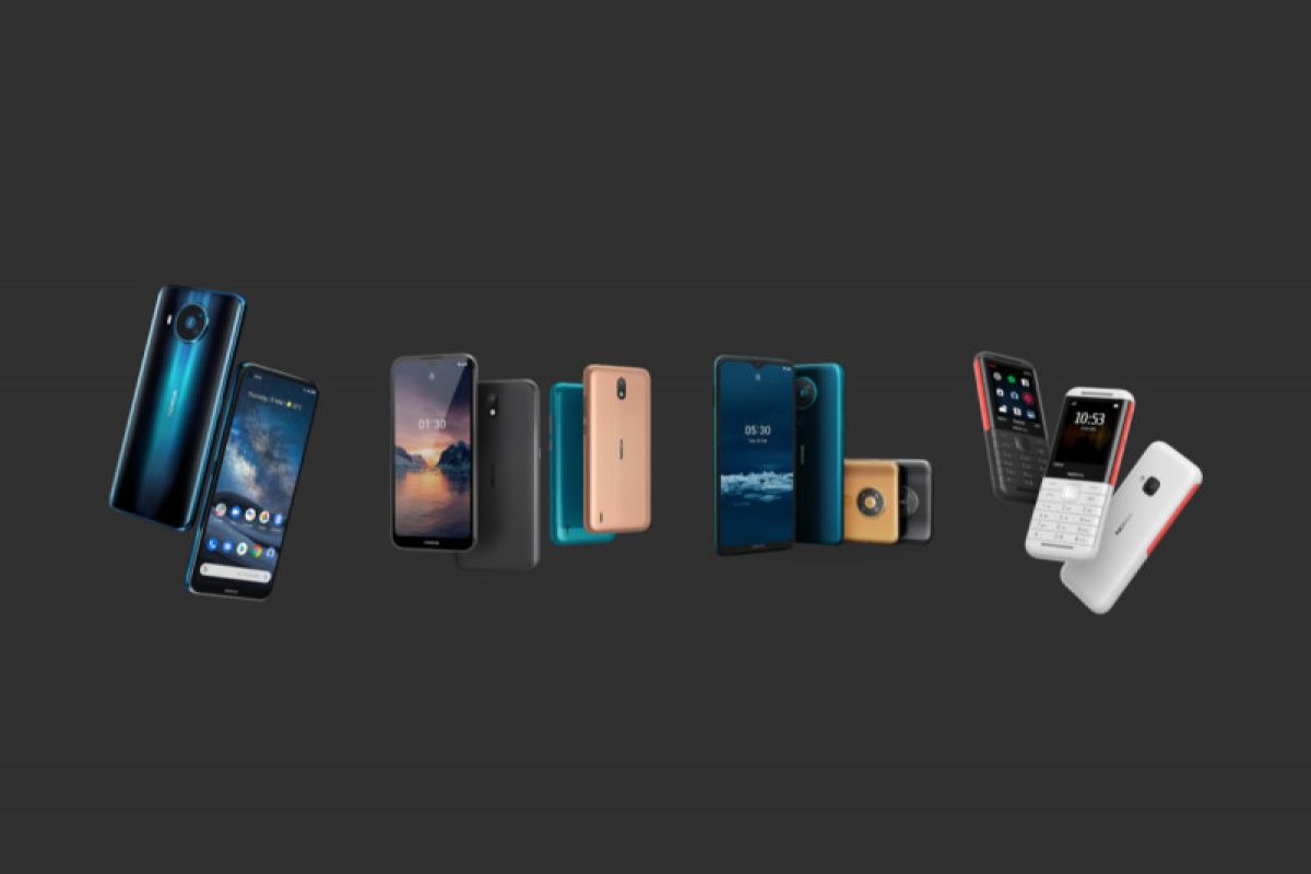 Nokia luncurkan ponsel "jadul" dan tiga Android baru