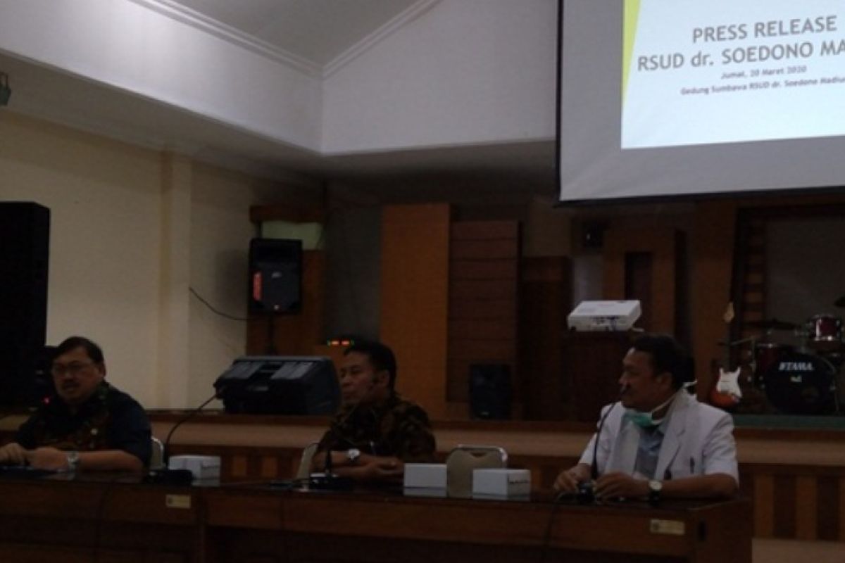 RSUD Soedono Madiun rawat 5 PDP, 1 di antaranya meninggal