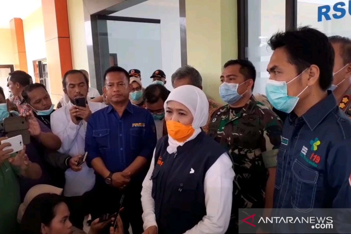 Gubernur Jatim tinjau ruang isolasi COVID-19 di RSUD Dolopo Madiun