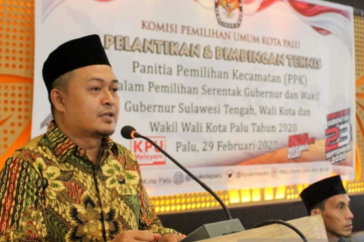 KPU tunda pelantikan 138 PPS se Kota Palu