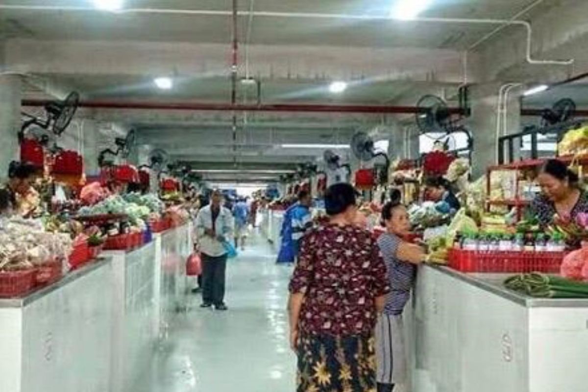 Pasar Badung tetap buka, kecuali hari Nyepi