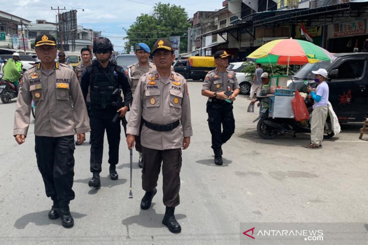 Kapolda Sulteng turun langsung sosialisasi cegah penyebaran virus corona