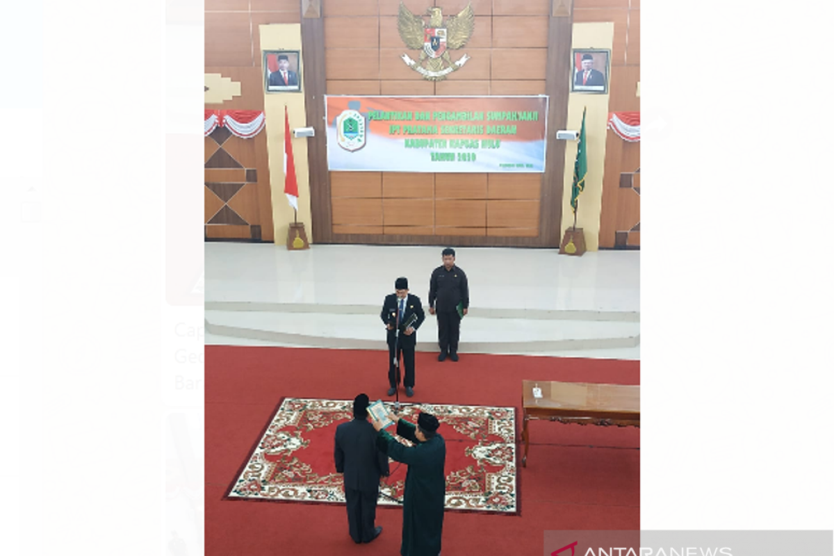 Mohd Zaini resmi menjabat Sekda Kapuas Hulu