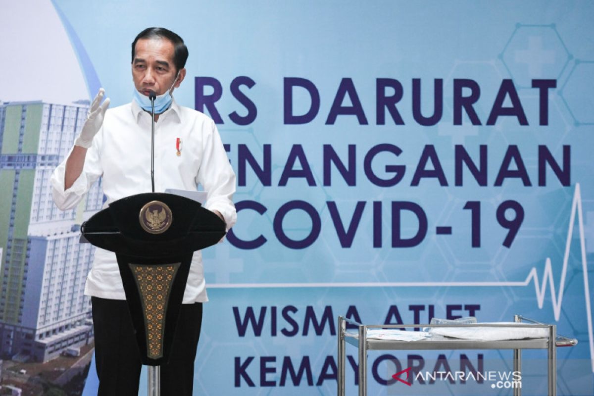 Presiden Jokowi : 105 ribu APD segera didistribusikan