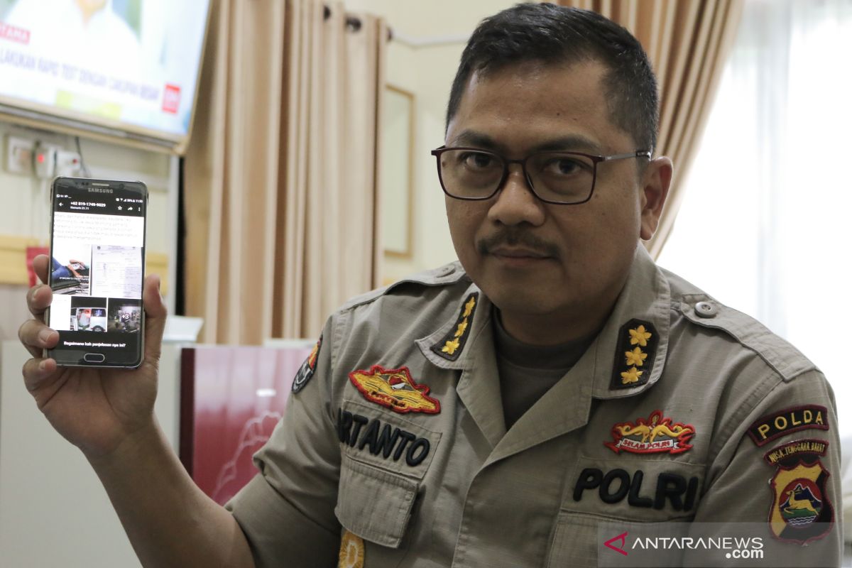 Polisi bekuk penyebar hoaks pria Lombok Tengah positif Corona