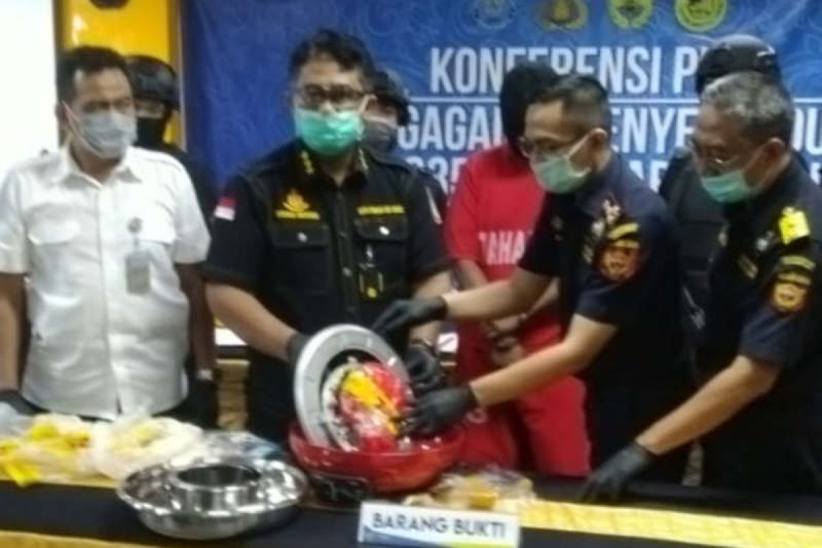 Pengiriman sabu-sabu 1,03 kg dari Malaysia digagalkan
