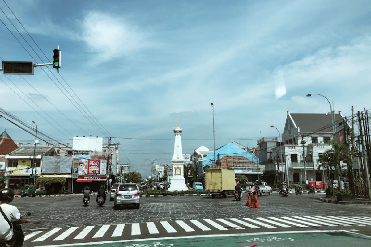 Kepadatan lalu lintas di Yogyakarta mengalami penurunan