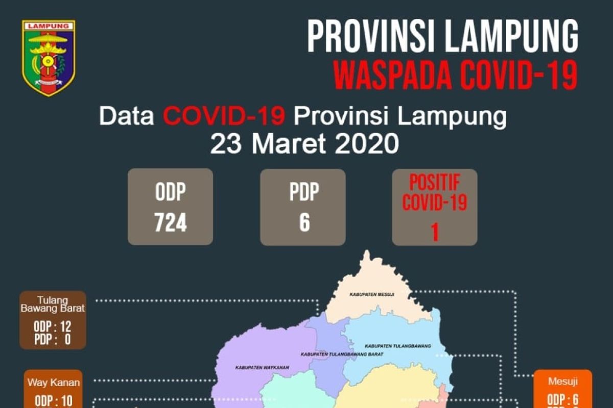 Gubernur Lampung video conference dengan Presiden Jokowi terkait COVID-19