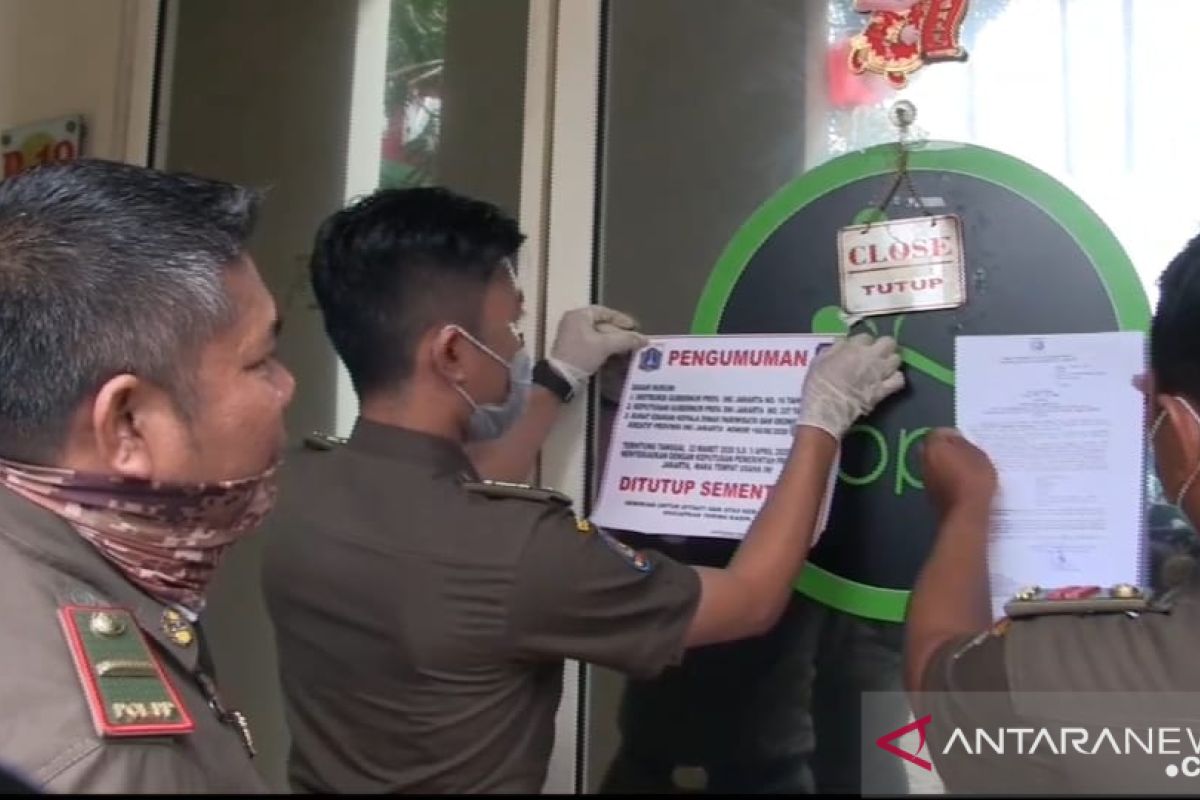 69 lokasi di Jakarta Barat disegel karena langgar PSBB