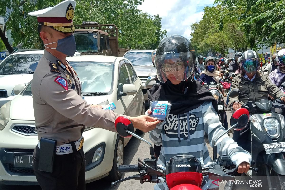 Kesadaran masyarakat Banjarmasin gunakan masker rendah