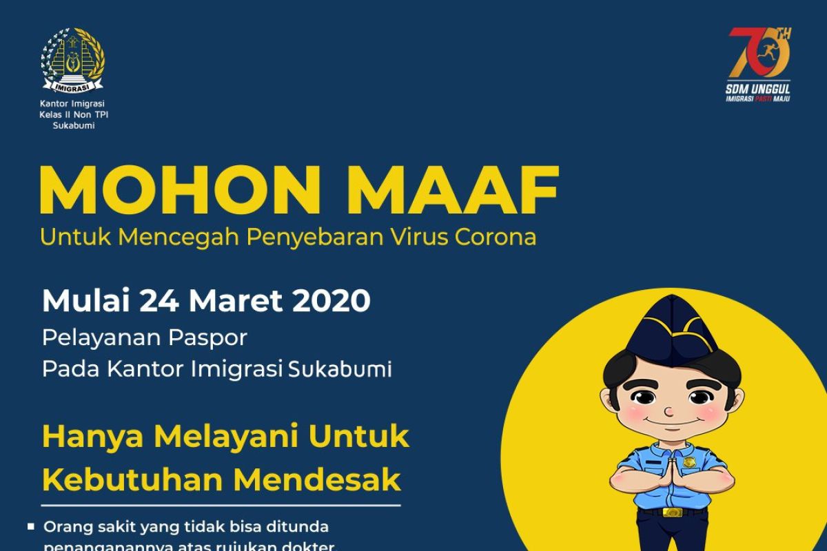 Wabah COVID-19, Imigrasi: Paspor tak diambil 30 hari tidak dibatalkan