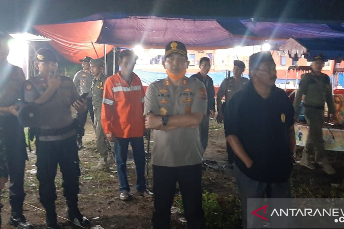 Kapolres Bangka hentikan aktivitas pasar malam (Video)