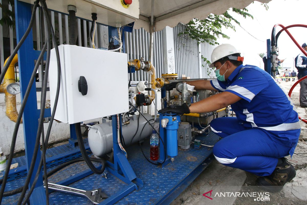 PGN catat penyaluran gas 882 BBTUD pada kuartal I 2020