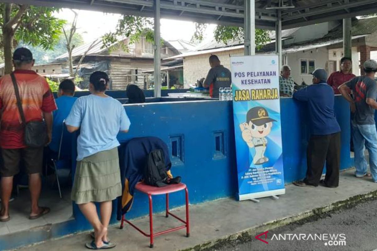 Jasa Raharja Babel buka layanan kesehatan gratis di terminal Girimaya