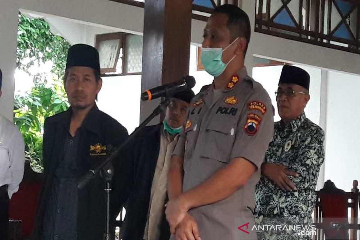 Polres Temanggung akan tindak tegas kerumunan masyarakat