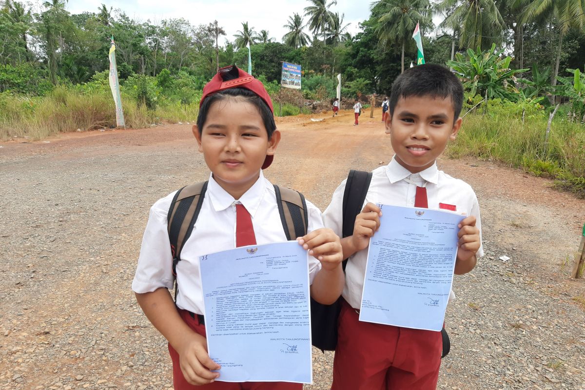 Libur sekolah di Tanjungpinang diperpanjang sampai 31 Maret 2020