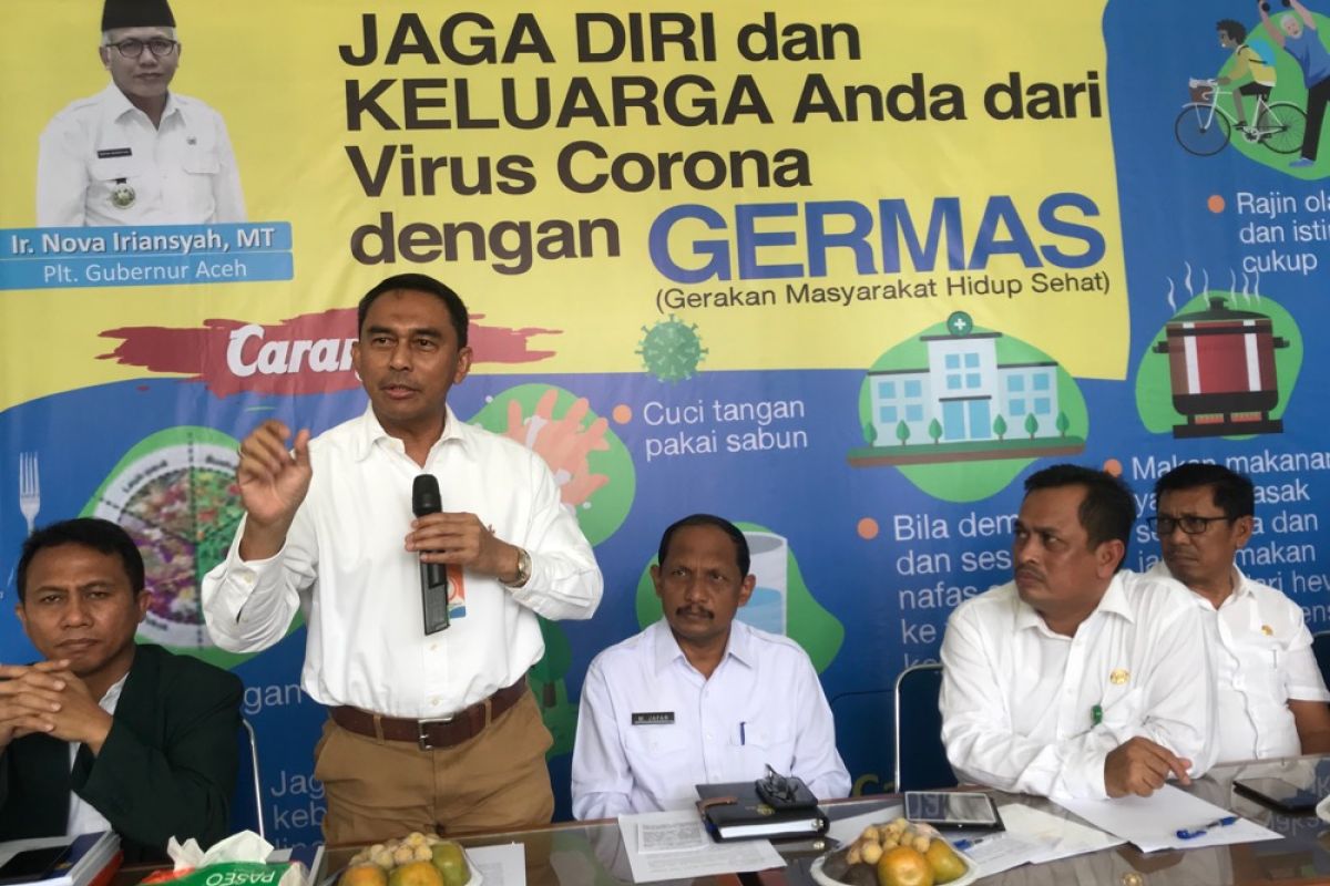Hari ini, Aceh laporkan kasus pertama positif virus corona
