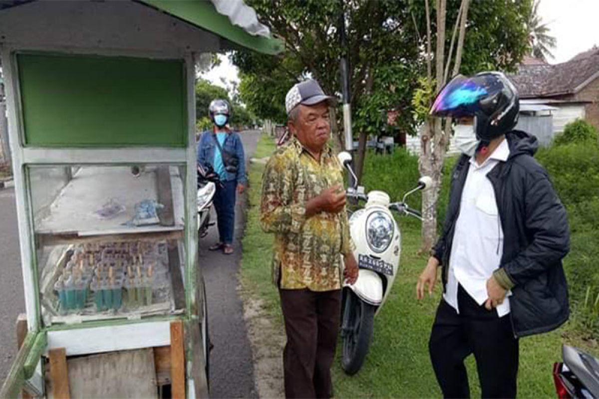 Tanpa pengawalan,  Bupati Seruyan gunakan motor imbau warga cegah covid19