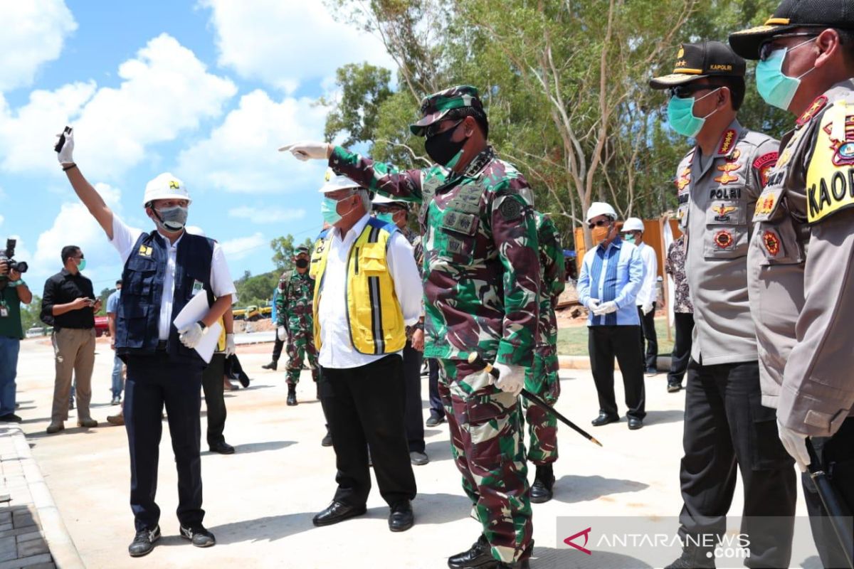 Proses pembangunan RS Darurat COVID-19 di Pulau Galang capai 78 persen