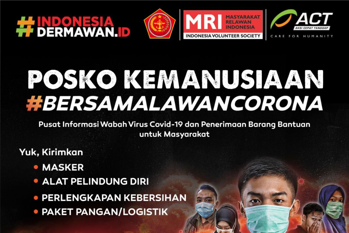 ACT Sulawesi Selatan buka posko kemanusiaan "Bersama Lawan Corona"