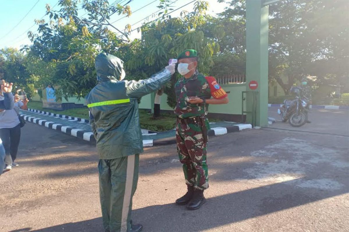 Cegah COVID-19, masuk Makodim Muara Teweh harus patuhi SOP