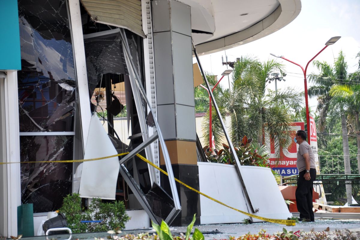 Ledakan di Plaza Ramayana Medan karena tabung gas