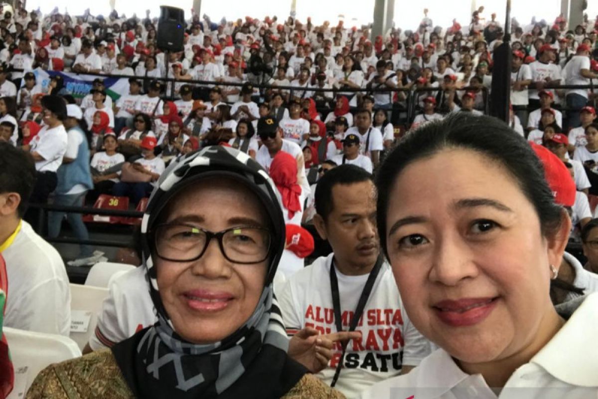 Puan Maharani sampaikan belasungkawa wafatnya ibunda Presiden Jokowi