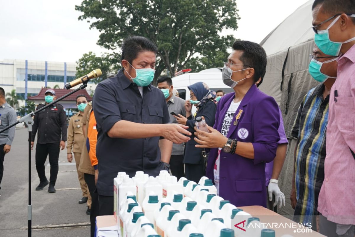 Sumsel dapat bantuan disinfektan  cegah virus corona