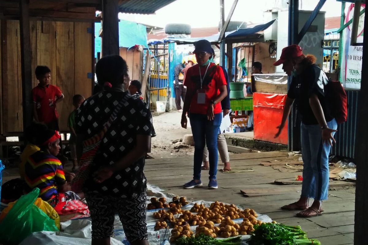 Papua Muda Inspiratif edukasi COVID-19 Mama-mama Papua