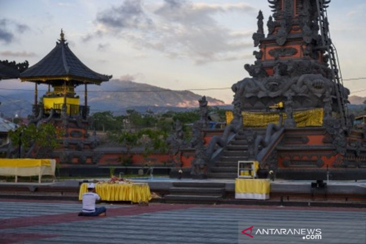 Ritual sembahyang bersama nyepi ditiadakan