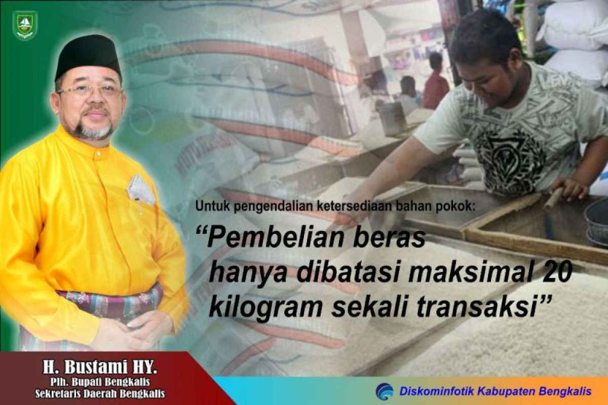 Plh Bupati Bengkalis minta pelaku usaha batasi penjualan sembako