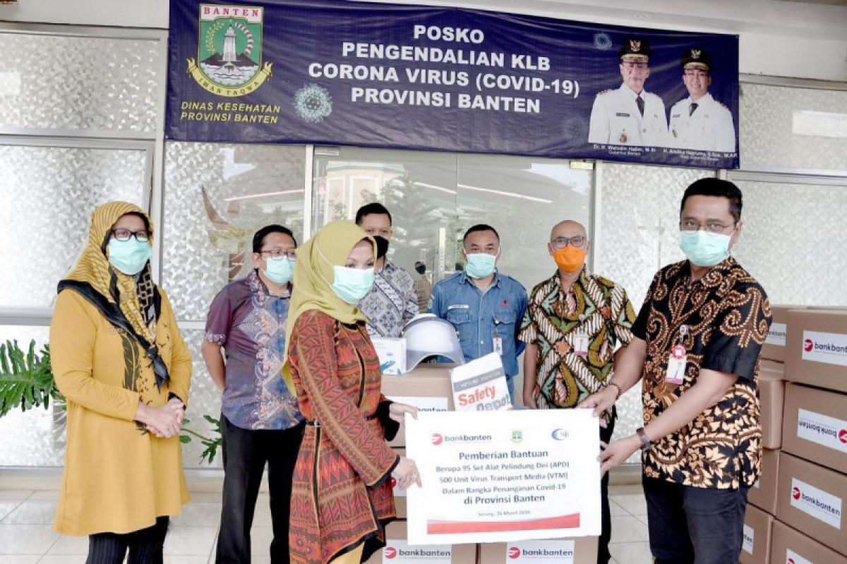 Bank Banten Bantu 95 ADP dan 500 VTM Untuk Atasi COVID-19