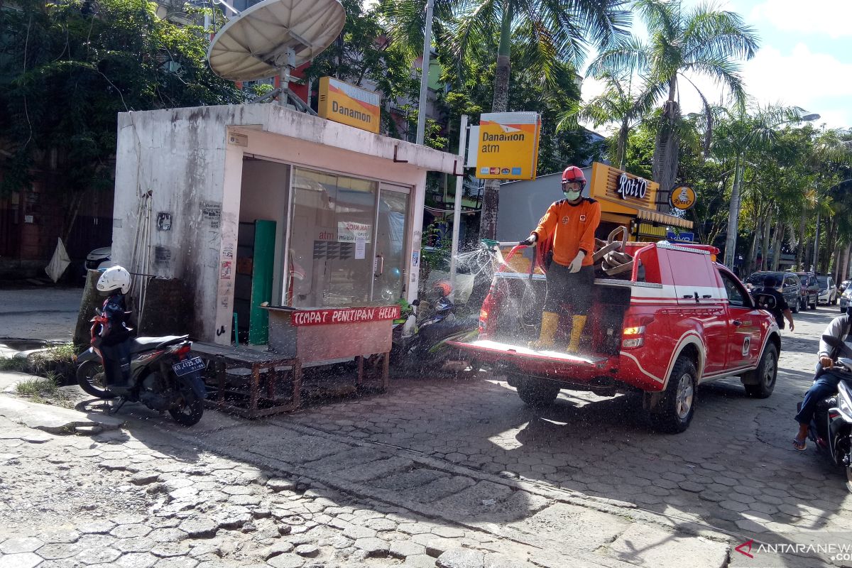 Beberapa titik di Tarakan dilakukan penyemprotan disinfektan