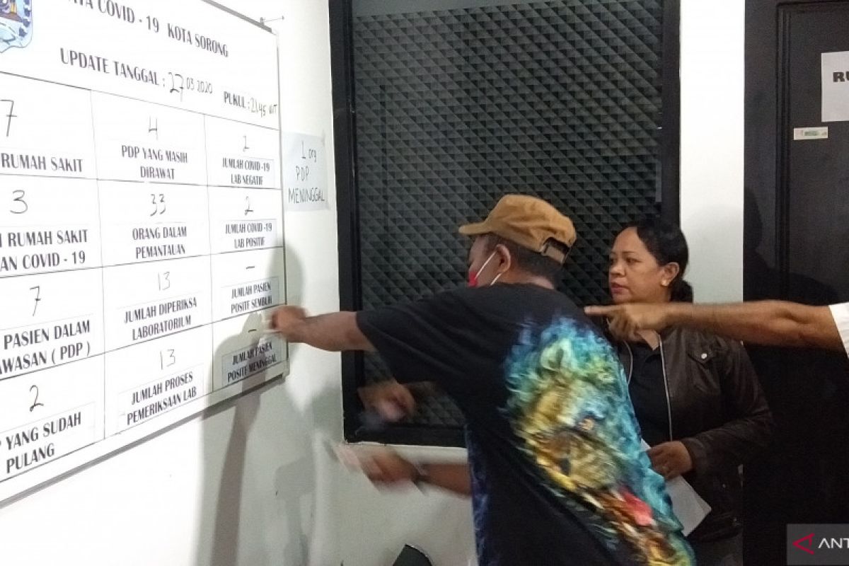 Sorong umumkan dua PDP positif dan dua negatif Covid-19