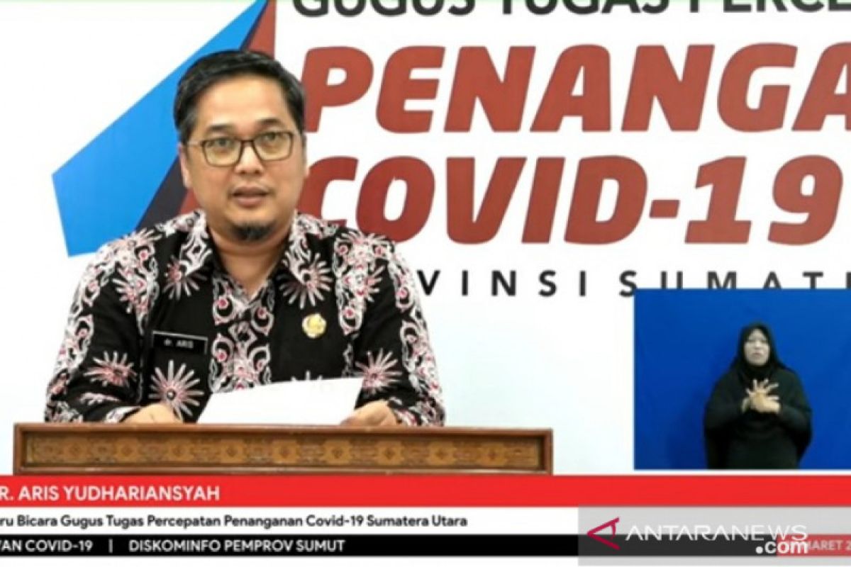 Jumlah ODP COVID-19 di Sumut turun 2,8 persen menjadi 2.995 orang