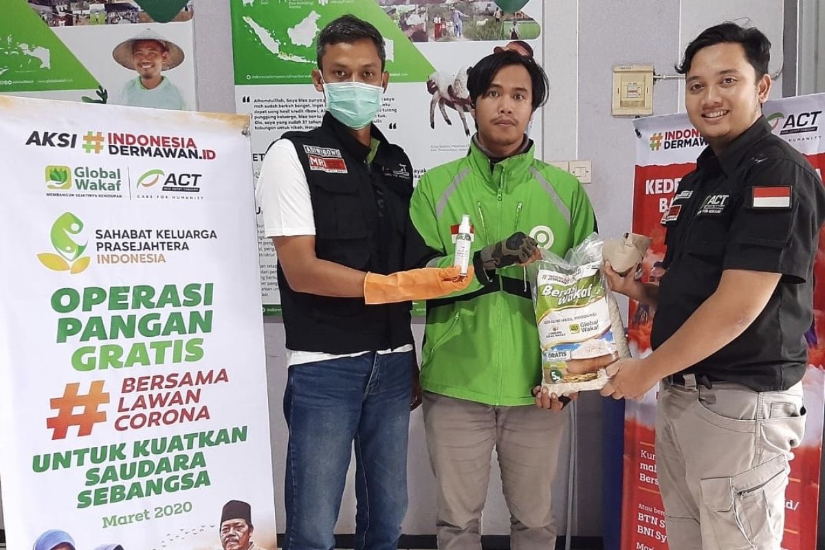 ACT Malang gelar operasi pangan gratis untuk keluarga prasejahtera terdampak COVID-19