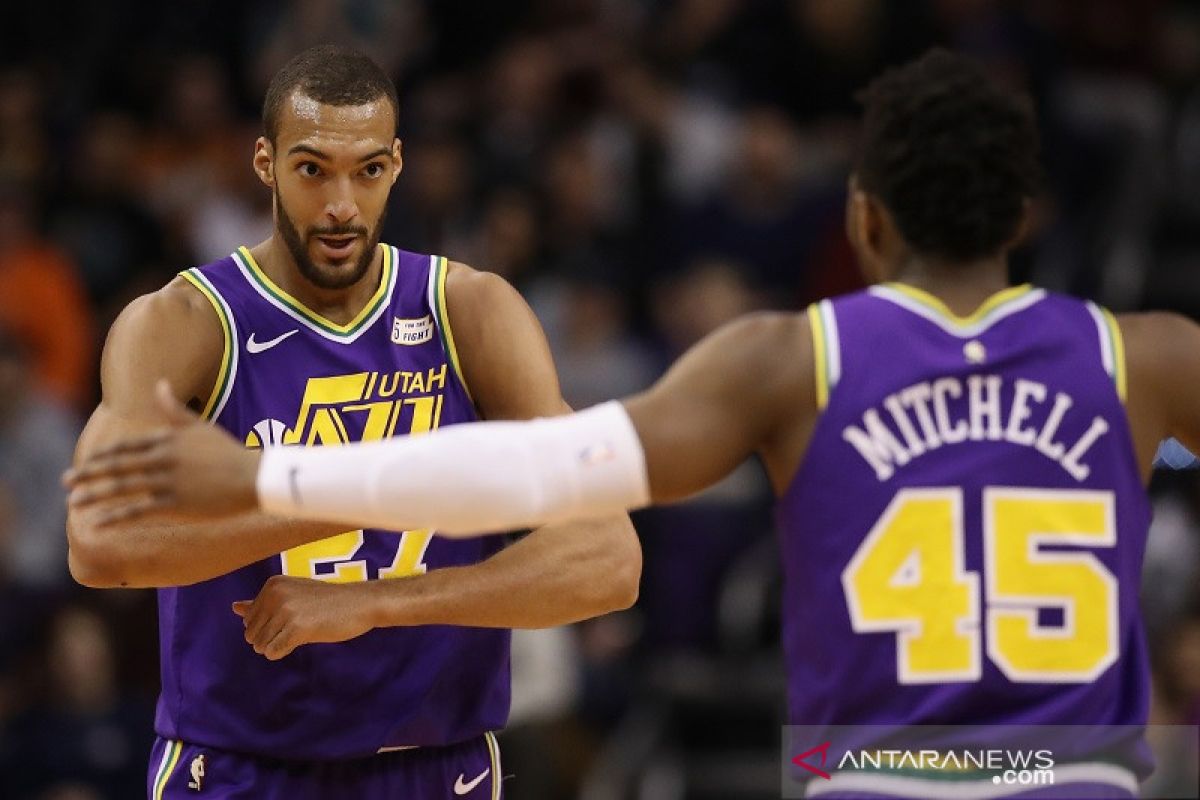 Rudy Gobert dan Donovan Mitchell telah bersih dari virus corona