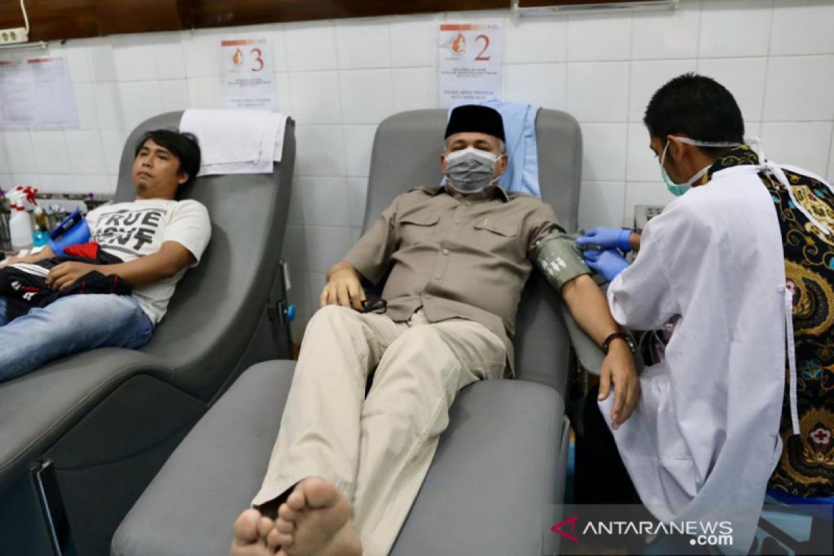 Menipis dampak COVID-10, Gubernur Aceh Ajak masyarakat donor darah